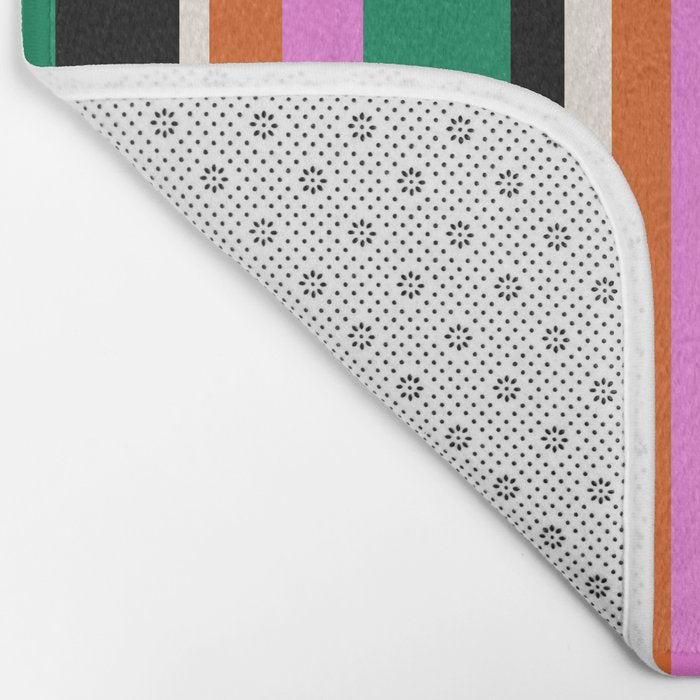 Classic Stripes XIV - Bold Retro Bath Mat Gallery Image 2