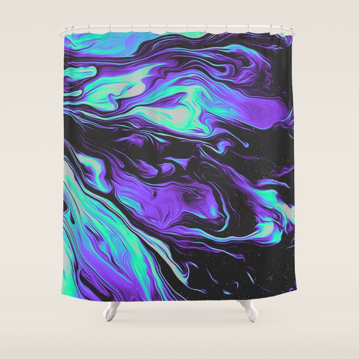 LAVENDER BLOOD Shower Curtain Gallery Image 1