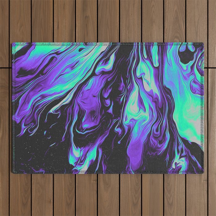 LAVENDER BLOOD Outdoor Rug Gallery Image 1