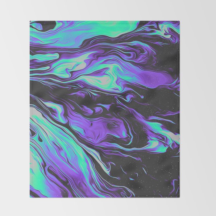 LAVENDER BLOOD Throw Blanket Gallery Image 2