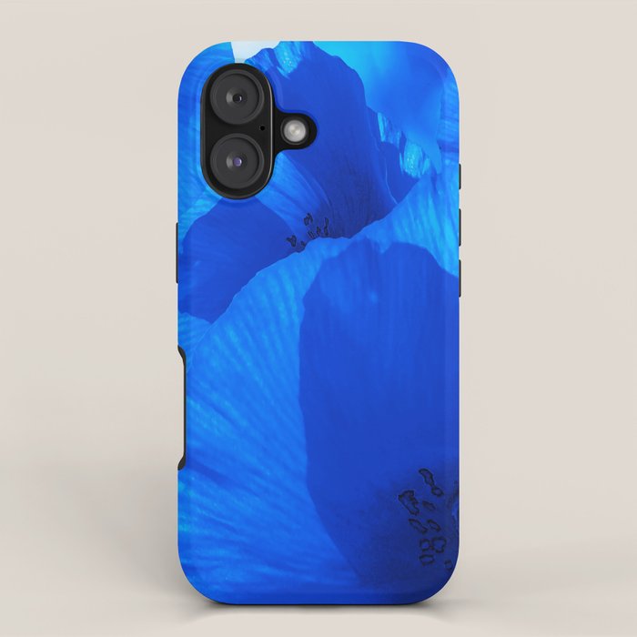 Blue Poppies #decor #society6 #buyart iPhone Case Gallery Image 1