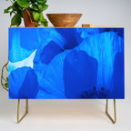 Blue Poppies #decor #society6 #buyart Credenza Gallery Image 1