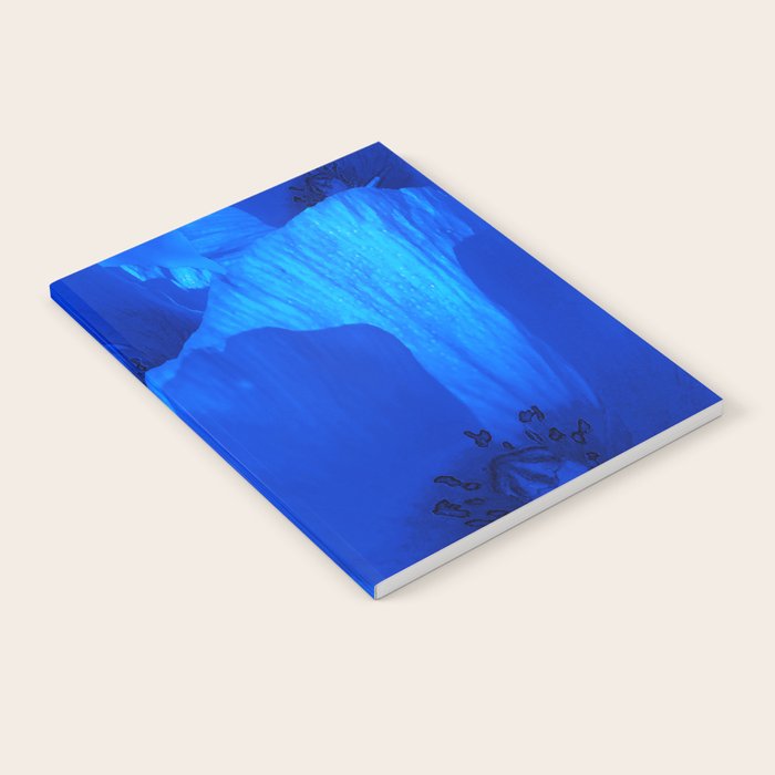 Blue Poppies #decor #society6 #buyart Notebook Gallery Image 1