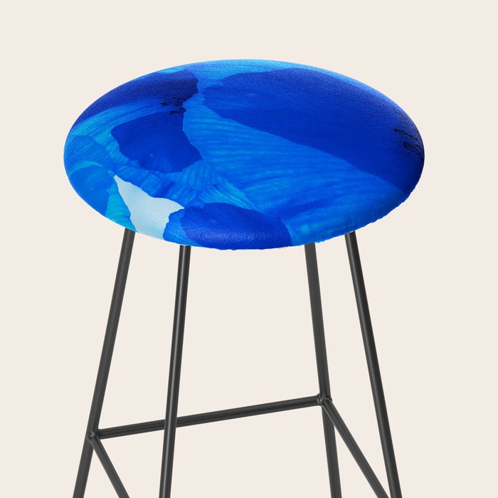 Blue Poppies #decor #society6 #buyart Stool Gallery Image 2