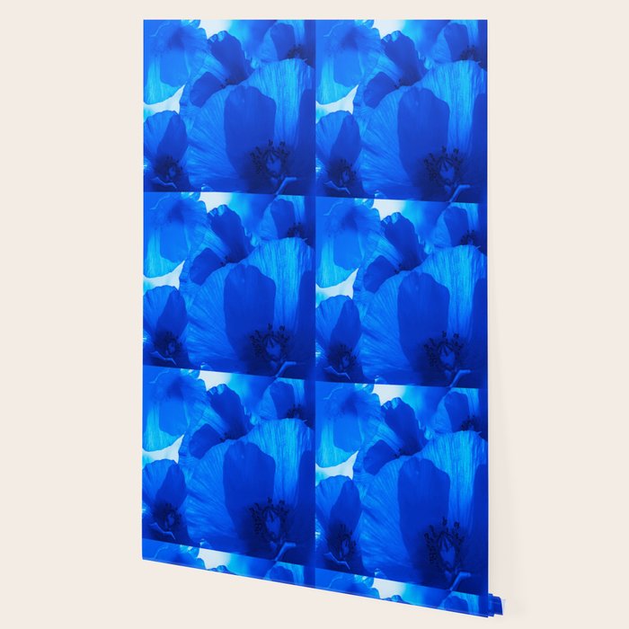 Blue Poppies #decor #society6 #buyart Wallpaper Gallery Image 2