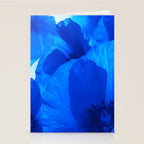 Blue Poppies #decor #society6 #buyart Stationery Card Gallery Image 2