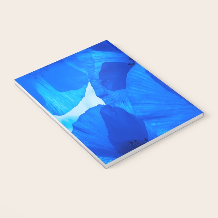 Blue Poppies #decor #society6 #buyart Notebook Gallery Image 3