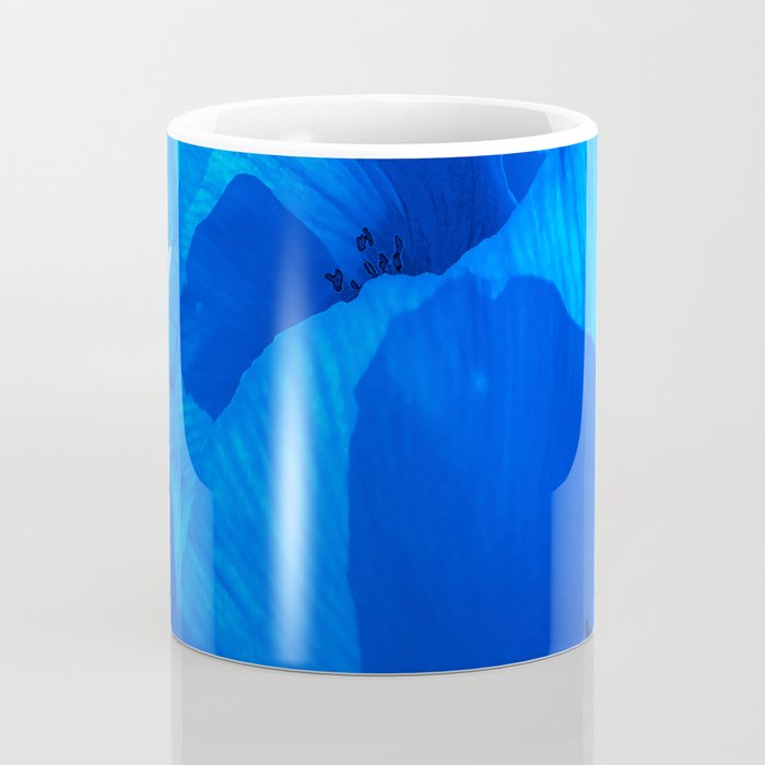 Blue Poppies #decor #society6 #buyart Coffee Mug Gallery Image 4