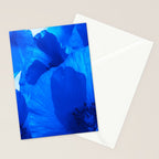 Blue Poppies #decor #society6 #buyart Stationery Card Gallery Image 2