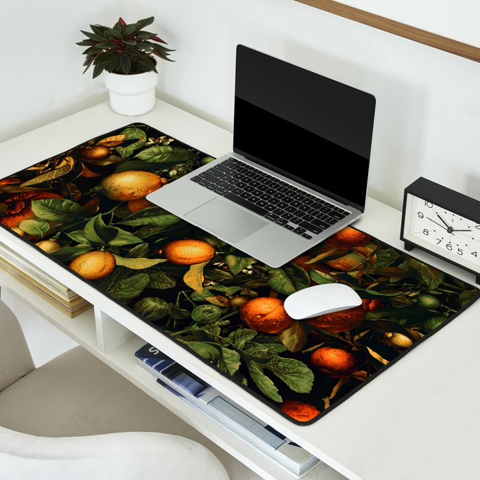 Vintage Fruit Pattern XX Desk Mat Gallery Image 2