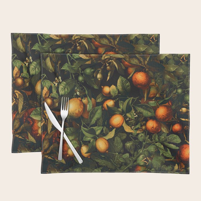 Vintage Fruit Pattern XX Placemat Gallery Image 1
