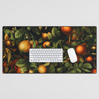 Vintage Fruit Pattern XX Desk Mat Gallery Image 1