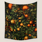 Vintage Fruit Pattern XX Wall Tapestry Gallery Image 4