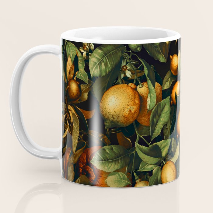 Vintage Fruit Pattern XX Coffee Mug Gallery Image 3
