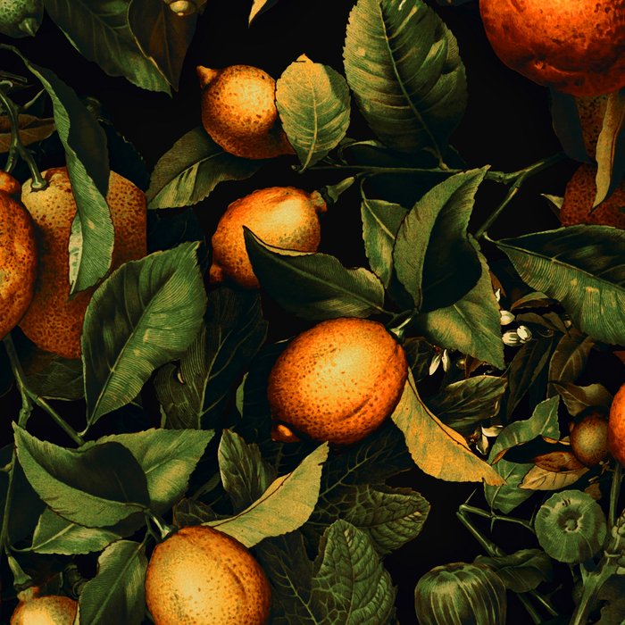 Vintage Fruit Pattern XX Coffee Mug Gallery Image 2