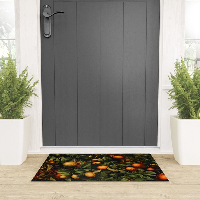 Vintage Fruit Pattern XX Welcome Mat Gallery Image 3