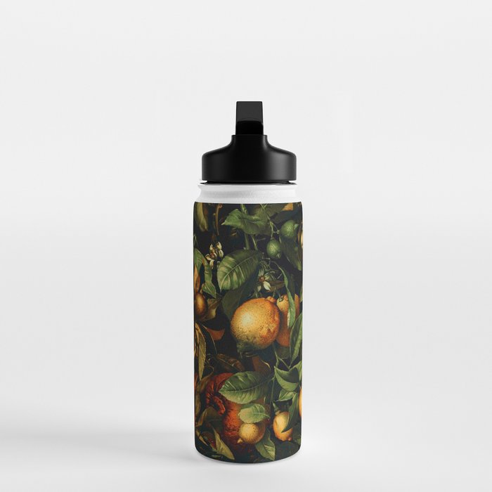 Vintage Fruit Pattern XX Water Bottle Gallery Image 3