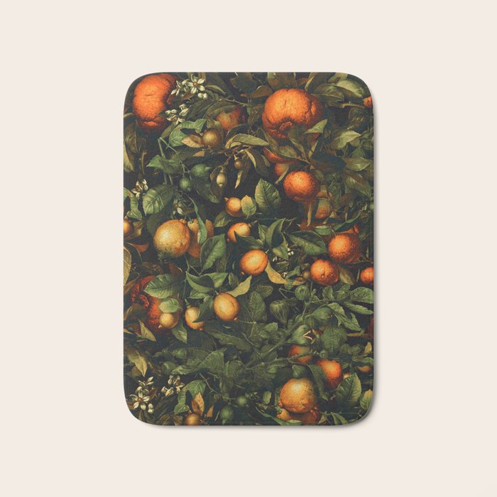 Vintage Fruit Pattern XX Bath Mat Gallery Image 1