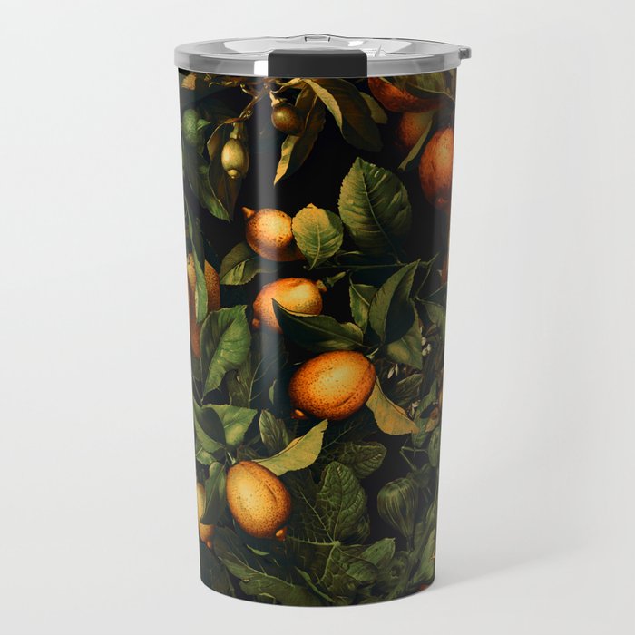 Vintage Fruit Pattern XX Travel Mug Gallery Image 1