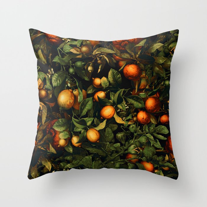 Vintage Fruit Pattern XX Throw Pillow Gallery Image 6