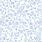 Ditsy Toile Floral Blue and White Coffee Mug Gallery Image 2