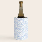 Ditsy Toile Floral Blue and White Wine Chiller Gallery Image 2