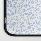 Ditsy Toile Floral Blue and White Laptop Sleeve Gallery Image 3