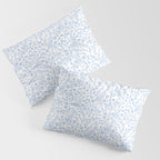 Ditsy Toile Floral Blue and White Pillow Sham Gallery Image 3