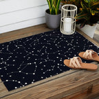 Night Sky, Constellation & Stars Outdoor Rug Gallery Image 2