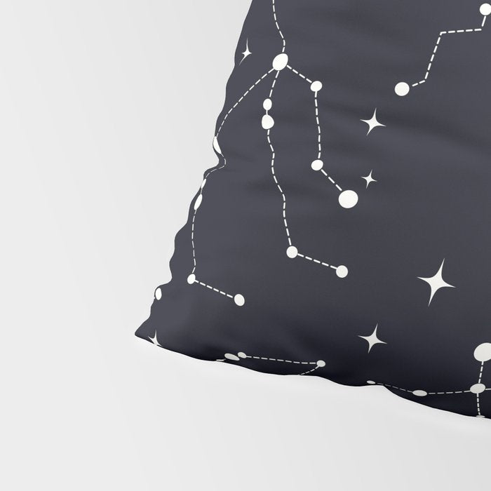 Night Sky, Constellation & Stars Pillow Sham Gallery Image 4