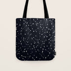 Night Sky, Constellation & Stars Tote Bag Gallery Image 1