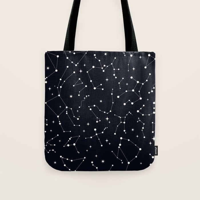 Night Sky, Constellation & Stars Tote Bag Gallery Image 1