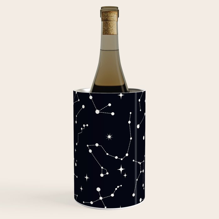 Night Sky, Constellation & Stars Wine Chiller Gallery Image 1