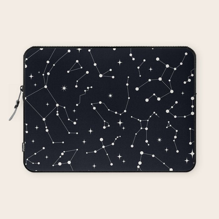 Night Sky, Constellation & Stars Laptop Sleeve Gallery Image 1