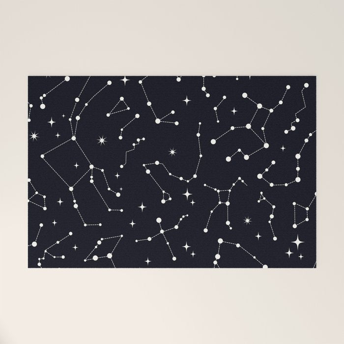 Night Sky, Constellation & Stars Welcome Mat Gallery Image 1