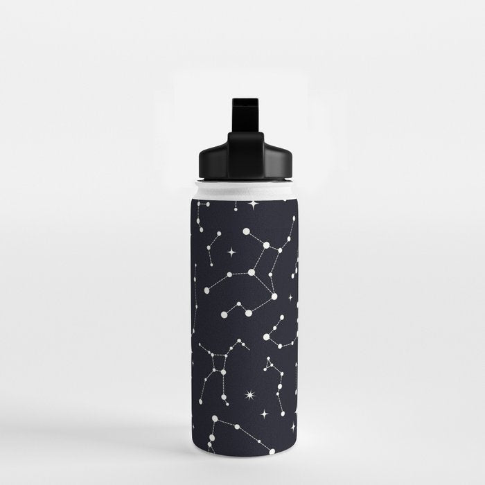 Night Sky, Constellation & Stars Water Bottle Gallery Image 2