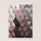 Triangles Putty Mauve Stationery Card Gallery Image 2