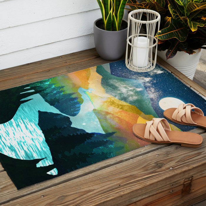Under the Starlight Outdoor Rug Gallery Image 2