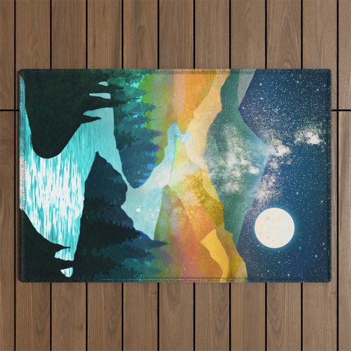Under the Starlight Outdoor Rug Gallery Image 1