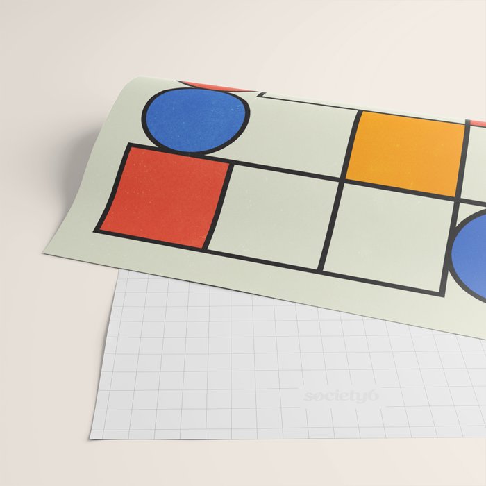 Bauhaus Blocks 02 Wrapping Paper Gallery Image 2