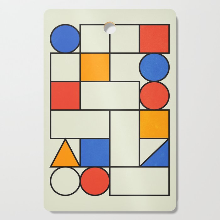 Bauhaus Blocks 02 Cutting Board Gallery Image 1