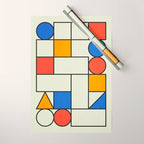 Bauhaus Blocks 02 Wrapping Paper Gallery Image 1