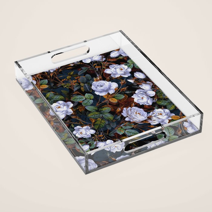 Rose Garden VIII Acrylic Tray Gallery Image 1