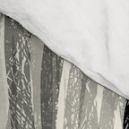 Wildlife Safari animal print black and white Comforter Gallery Image 4