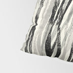 Wildlife Safari animal print black and white Pillow Sham Gallery Image 4
