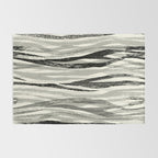 Wildlife Safari animal print black and white Rug Gallery Image 2