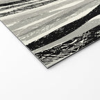 Wildlife Safari animal print black and white Welcome Mat Gallery Image 2
