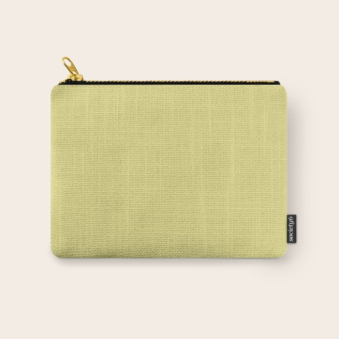 Linden Lemongrass Yellow-Green Solid Color Carry All Pouch Gallery Image 1