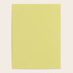Linden Lemongrass Yellow-Green Solid Color Poster Gallery Image 4