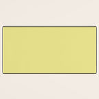 Linden Lemongrass Yellow-Green Solid Color Desk Mat Gallery Image 3